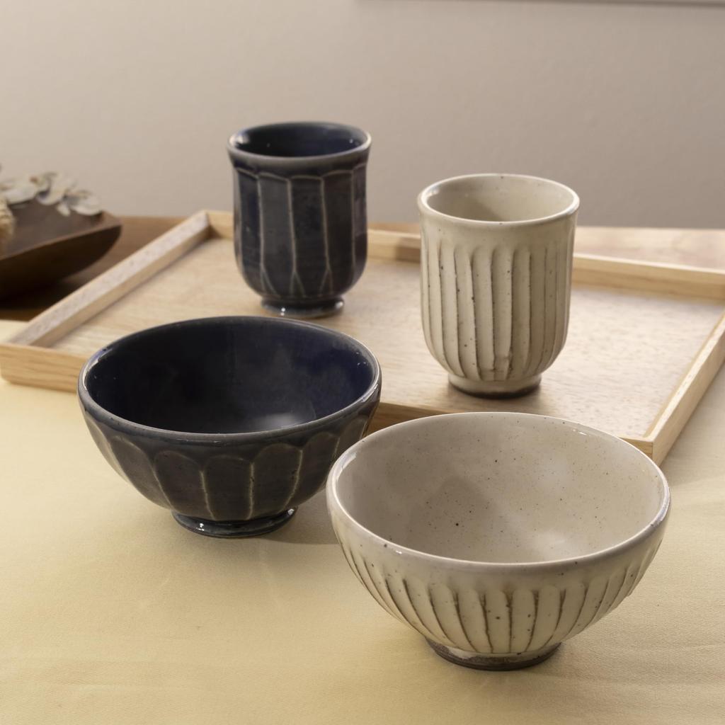 Tatara Finely Powdered Made in Product Number 10543 Teacup, 150cc, Sliced, Pottery, Japan,