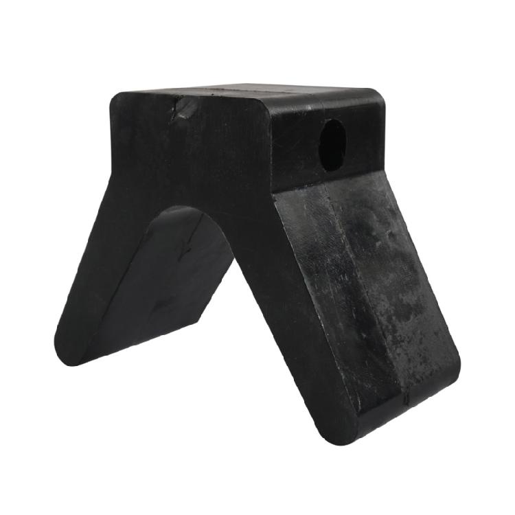 

2 Inch V Style Bows Stop Stable Rubber Bows Stop Marine Hardware for Boat Trailers Designed for Stability & Durability 1