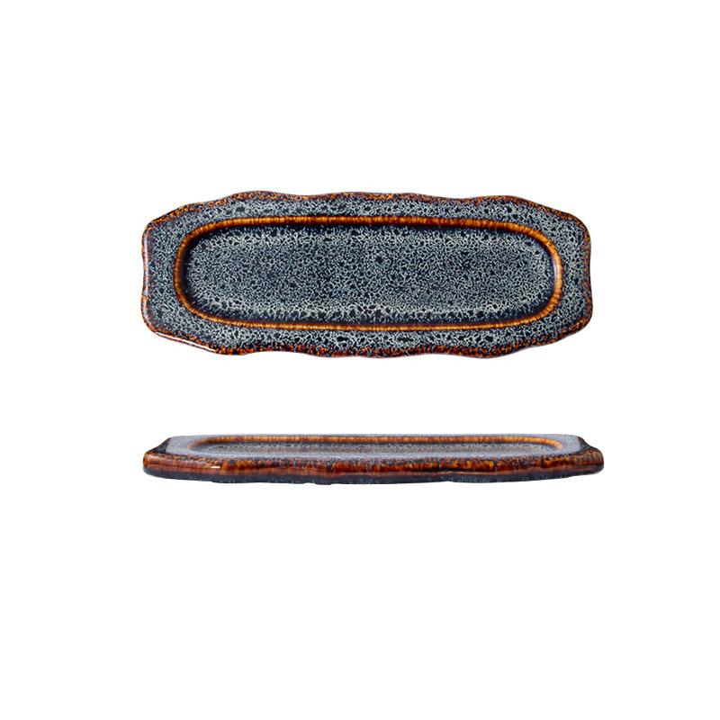 

Винтажная тарелка Чанпан для ресторана, обеденная тарелка, тарелка для суши, тарелка для послеобеденного чая, тарелка для дим-самов, десертная тарелка, японская бытовая керамическая посуда