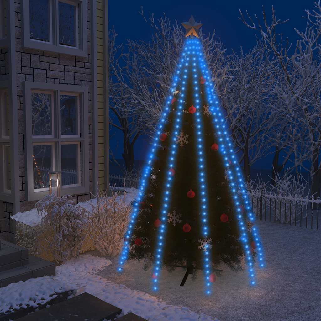 Christmas Tree Light Net with 400 LEDs Blue 400 cm