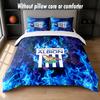 West Bromwich Albion Football Design Set Biancheria da Letto 1 Copripiumino + 2 Federe Morbido Traspirante Biancheria da Letto per la Casa