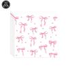 6/12pcs Pink Bow Acrylic KeyChains Coquette Bow Birthday Party Decorations Supplies Gifts for Kids Girls Pink Bow Party Favors
