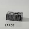 Nordic Natural Marble Tissue Box Square Rectangle Creative Black White Paper Drawer Paper Box Home Hotel Model Room Ornaments