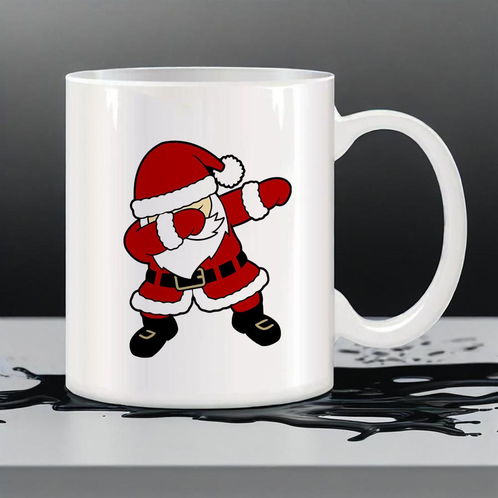 

Рождественская кружка с тематикой праздника, подарочная кружка с леденцом, снеговиком, оленем, чашки для завтрака, милая рождественская кружка с Сантой, посуда, кружки 330ml