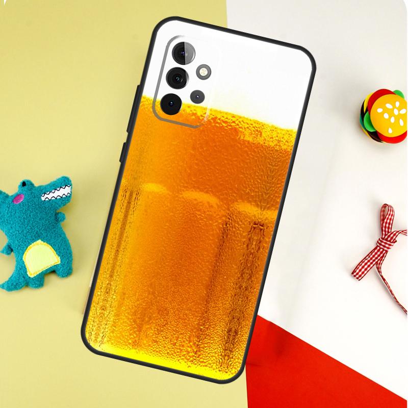 Drink Beer Red Wine For Samsung Galaxy A54 A34 A14 A55 A35 A15 A53 A33 A13 A05 A06 A16 A22 A32 A52 Phone Case