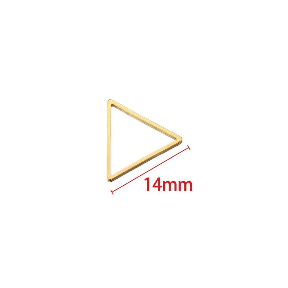 20pcs Stainless Steel Frames Charms DIY Resin Earring Pendants Base Geometry Hexagon Blank Bezel for Jewelry Making DIY Findings