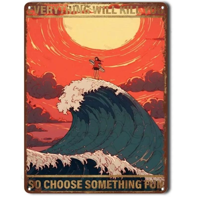 Key West Florida Poster, Tropical Travel Wall Art