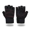Weightlifting Half Finger Gloves Men's Sports Gym Outdoor Cycling Gloves Silicone Non-Slip Riding Gloves