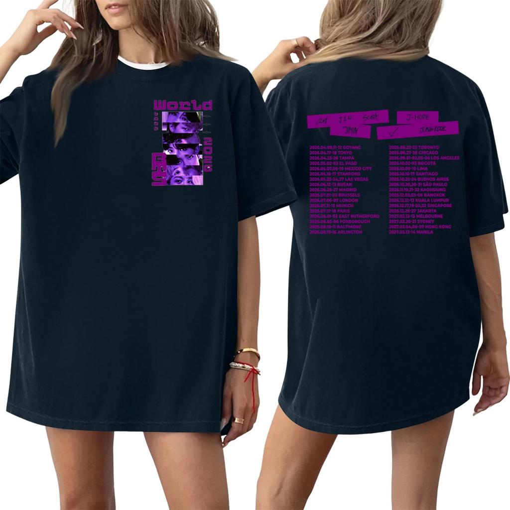 Adult and Kids Casual Letter Print Short Sleeve T-Shirt for Family Matching Everyday Wear