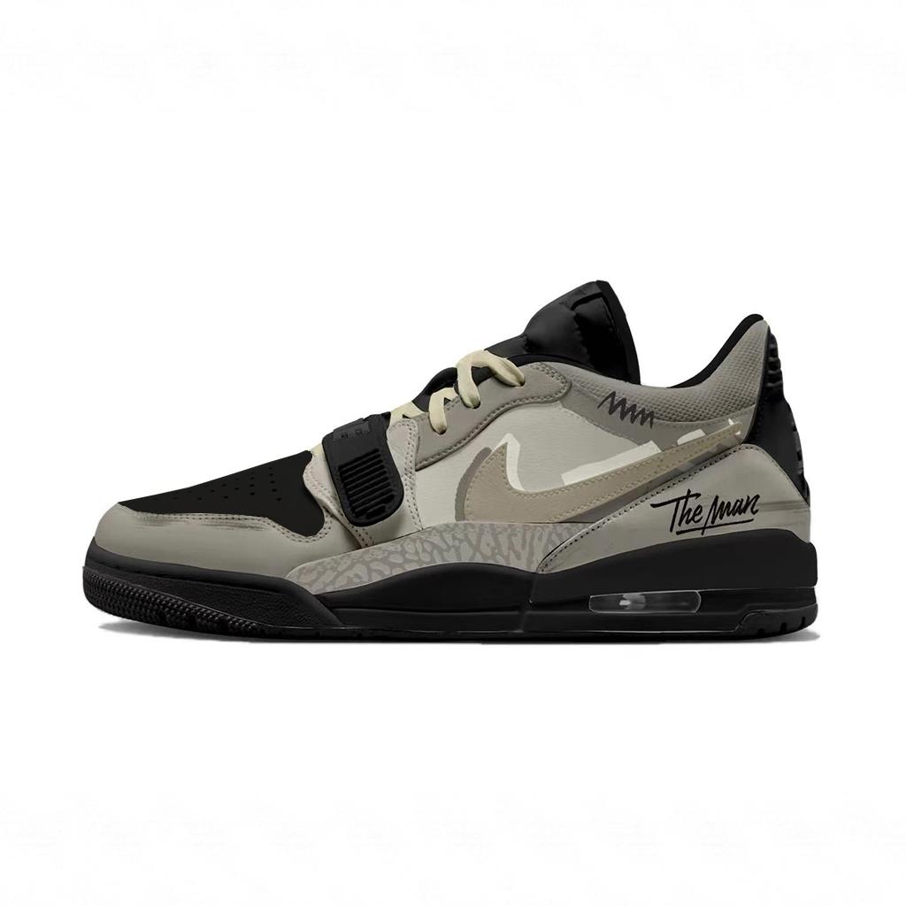 

Jordan Air Jordan Legacy Vintage Basketball Shoes Men s Low Top Gray IQ9784-001(Team1727-) 44.5