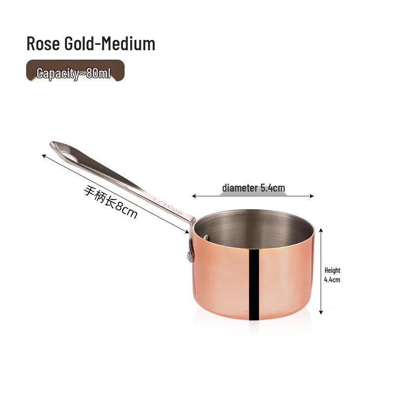 304 Stainless Steel Sauce Cup with Handle for American Western Cuisine, Custom Logo