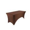 Quality Top Rectangular White Black Lycra Fitted Spandex Table Wrap Cover