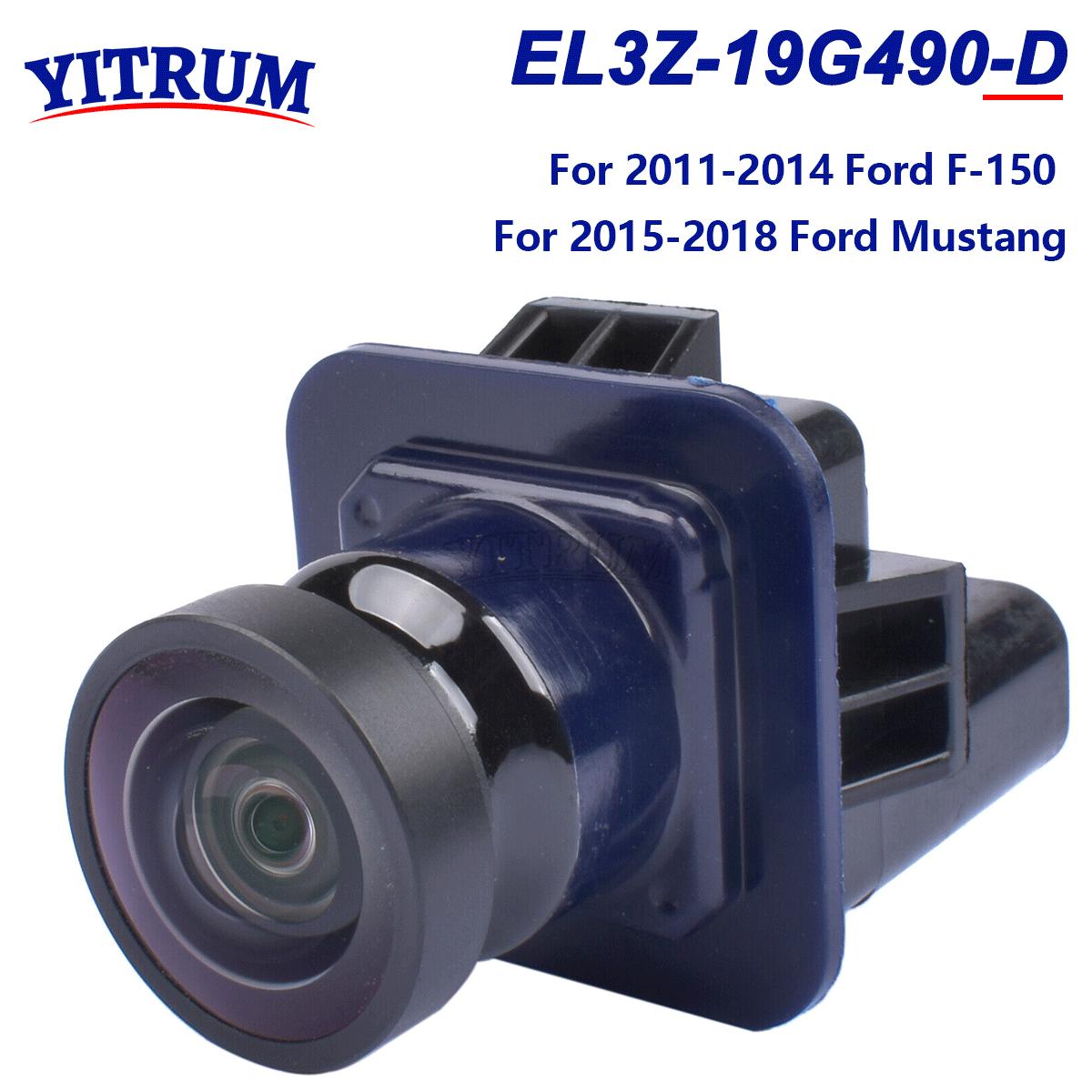 YITRUM EL3Z-19G490-D For Ford F-150 2011-2014 Ford Mustang 2015-2018 Lincoln MKC 2015-19 Rear View Backup Parking Reverse Camera EL3Z-19G490-D