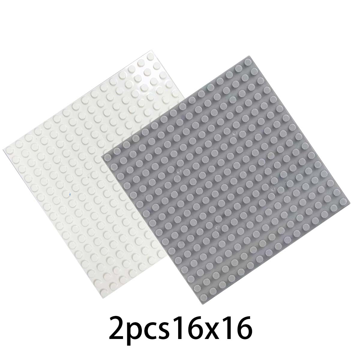 

Non-Toxic 2Pcs16X16 Block Base Plate Compatible With Mainstream Brands Play Children S Creativity Toy Base Accessories 2pcs16x16
