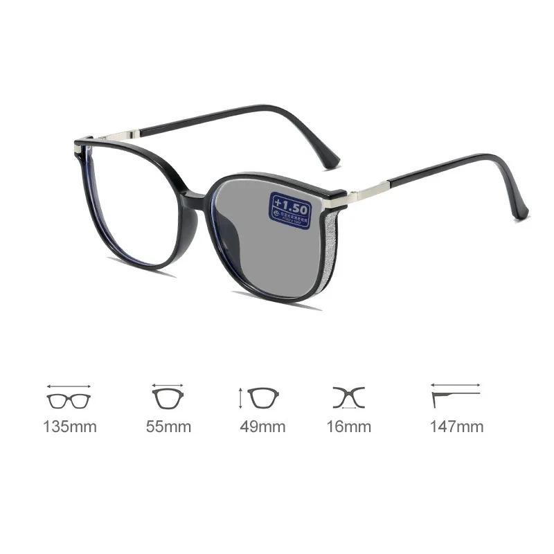 Ins Cat Eye Photochromic Glasses Frames Women Men Outdoor UV Proof Optical Glasses Eyewear Travel Retro Spectacles Eyeglasses