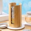 Dřevěný organizér na víčka pro běžná širokohrdlá zavařovací víčka Stohovatelný úložný box Držák na nepořádek na pracovní desku