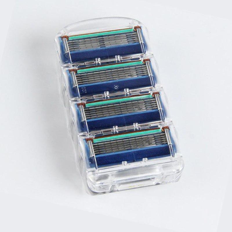 4Pcs 5 Layers Blade Razor Blades For Men Shaving Face Care Cassette Shaving