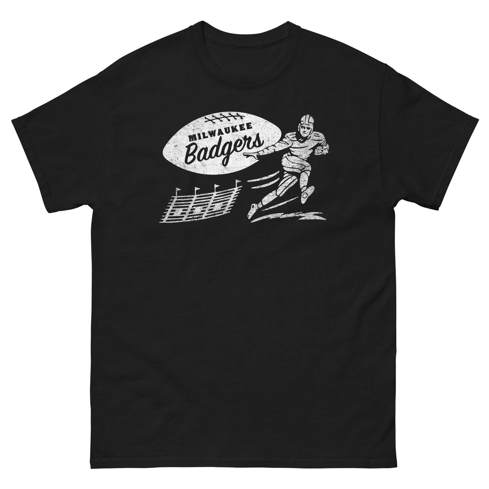 Milwaukee Badgers Football Graphic T Shirt Unisex classic tee 3XL