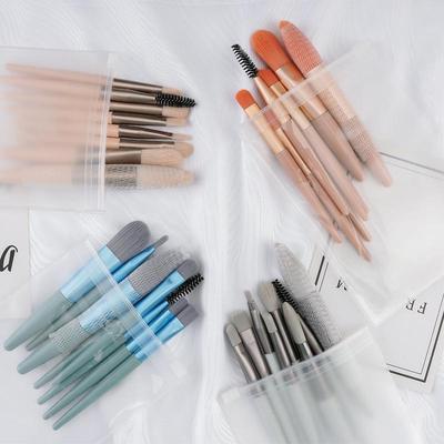 Set di 8 mini pennelli per il trucco: Ombretto, correttore, cipria, strumenti di bellezza portatili con setole morbide