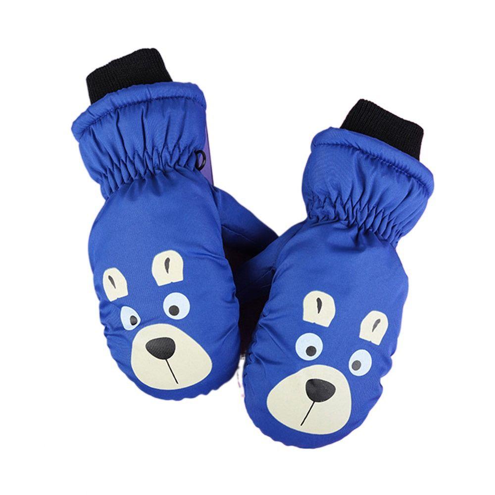 Windproof Children Ski Gloves Non-slip Sports Gloves for 5-8 Years Old Kids Boys Girls