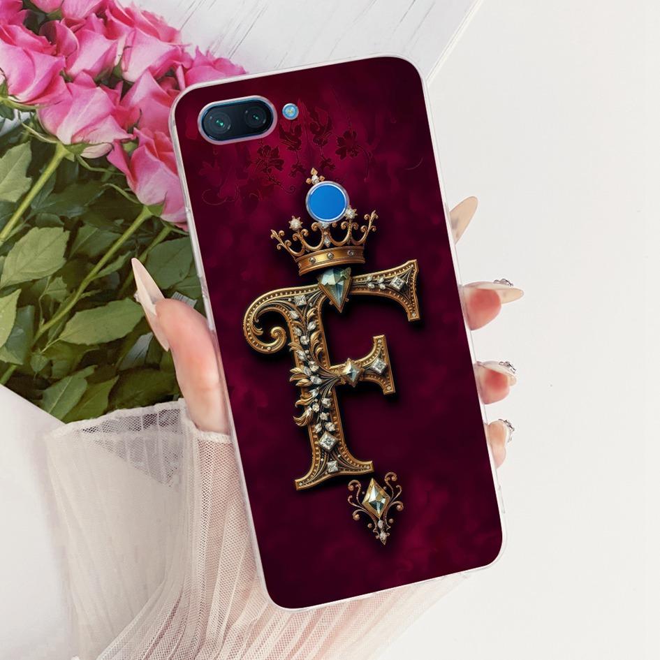 Mi 8 Lite Case For Xiaomi Mi 8 Cover Cute Letters Crown Soft Slim Silicone Back Shell For Xiaomi Mi 8 Lite Mi8 Pro SE Phone Case
