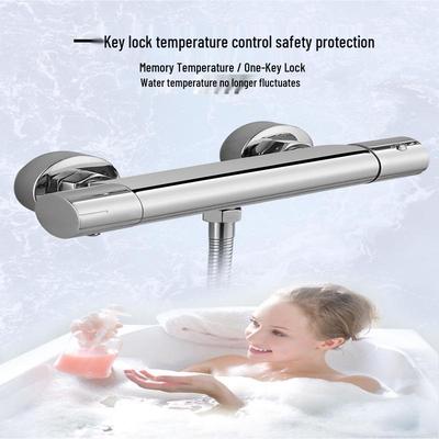 Thermostatic Solar Water Heater Valve: Cold/Hot Shower Mixer & Faucet