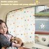 Car Window Shades Light Blocking Auto Window Curtains Heat Insulation Car Sunshade Side Curtains For Sedan Truck SUV Pickup