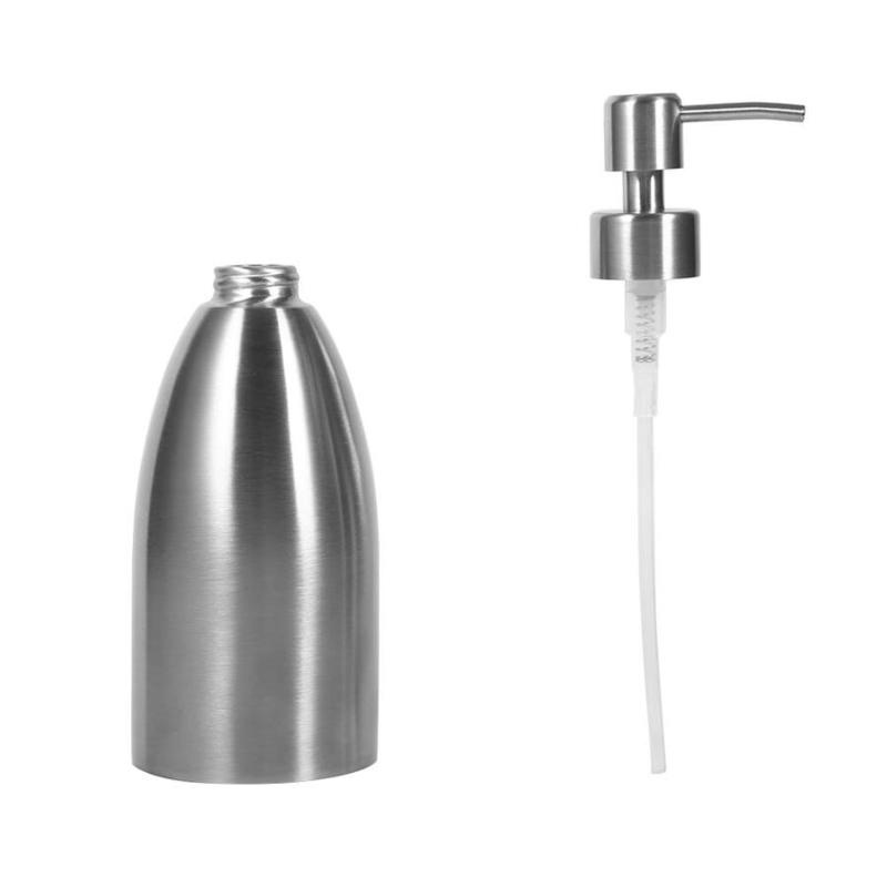 500ml Stainless Steel Soap Dispenser Kitchen Dispenser Bathroom Faucet Bathroom Shampoo Soap Soap Container | Liquid Soap Dispensers