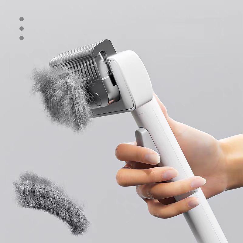 Pet Fur Knot Comb Cat Hair Remover Comb Cat Grooming Shedding Tools Brush Long Curly Hair Cleaner Pets Products