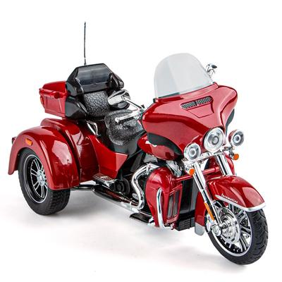 1/9 Harley-Davidson CVO Tri Glide Alliage Trois Roues Croisière Voyage Moto Modèle Moulé Sous Pression Rue Loisirs Moto Modèle Son Lumière Enfants Cadeau