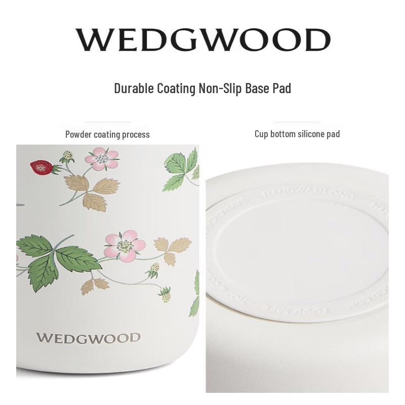 Wedgwood Wild Strawberry Insulated Travel Mug