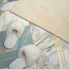Self-adhesive Vinyl Panel with Print for Bathroom 100x50 cm Marble Geometry Patterns