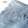 ROMON Men's 95% Combed Cotton Stretch Straight Jeans