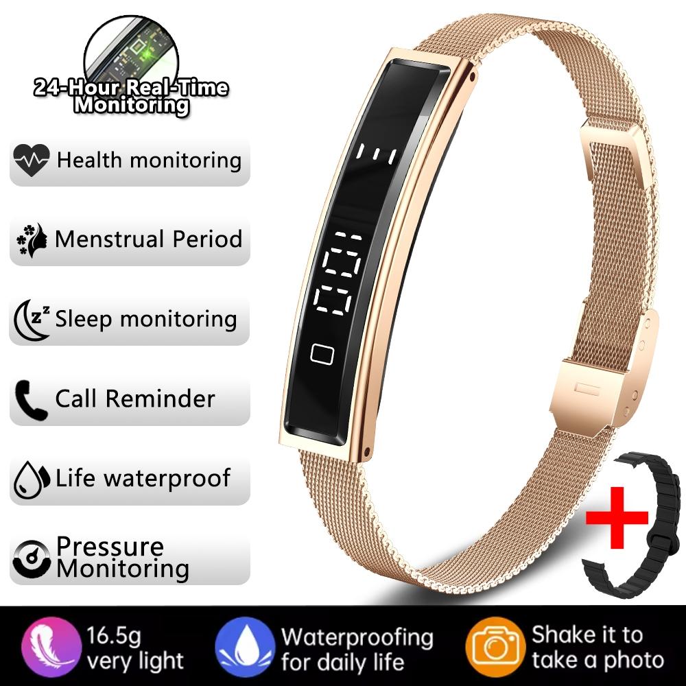 New Sports Smart Bracelet Women Men Heart Rate Sleep Monitoring Women's Health Watch IP68 Waterproof Smart Watch For Android