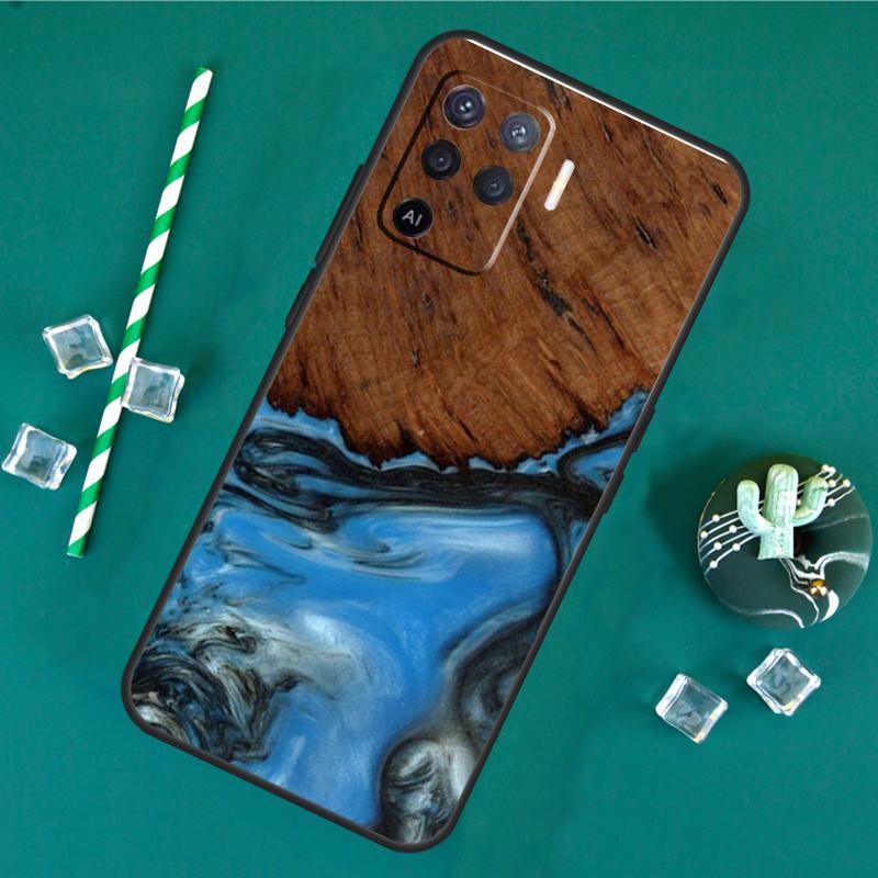 

Wood Resin Traveler Case For Oppo A80 A40 A60 A16 A76 A96 A91 A15 A17 A74 A94 A54 A57S A18 A38 A58 A78 A98 Cover OPPO A94 5G