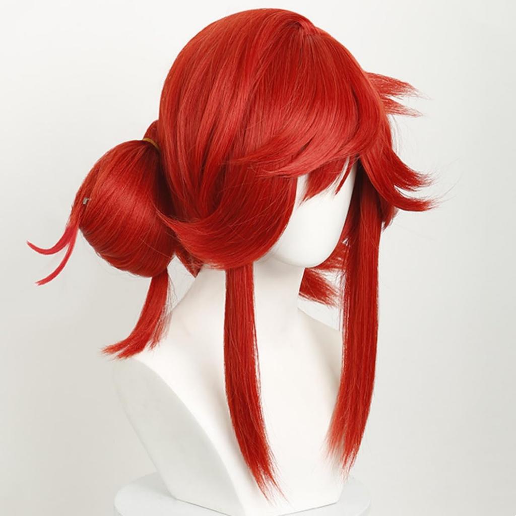 Authentic Cosplay Riyou Cosplay Heat Anime Everyday School Cosplay Wig Net Included Wig, Wig, Costume, Disguise, Resistant, Wig, Photography,