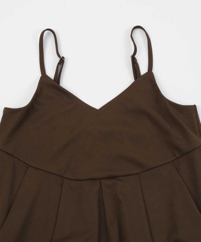 Ensemble Top Plissé Sans Armatures et Bikini DDXM0557 Femme Taille Moyenne Noir