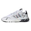 adidas Originals Nite Jogger Stof Sport Comfortabel Duurzaam Lage Top Lifestyle Casual Schoenen Unisex Casual Schoenen Wit Zwart H01719