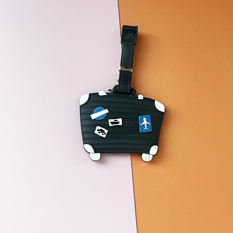 

3D Мультяжный Силиконовый Багажный Тег - Мягкий ПВХ Украшение для Чемодана