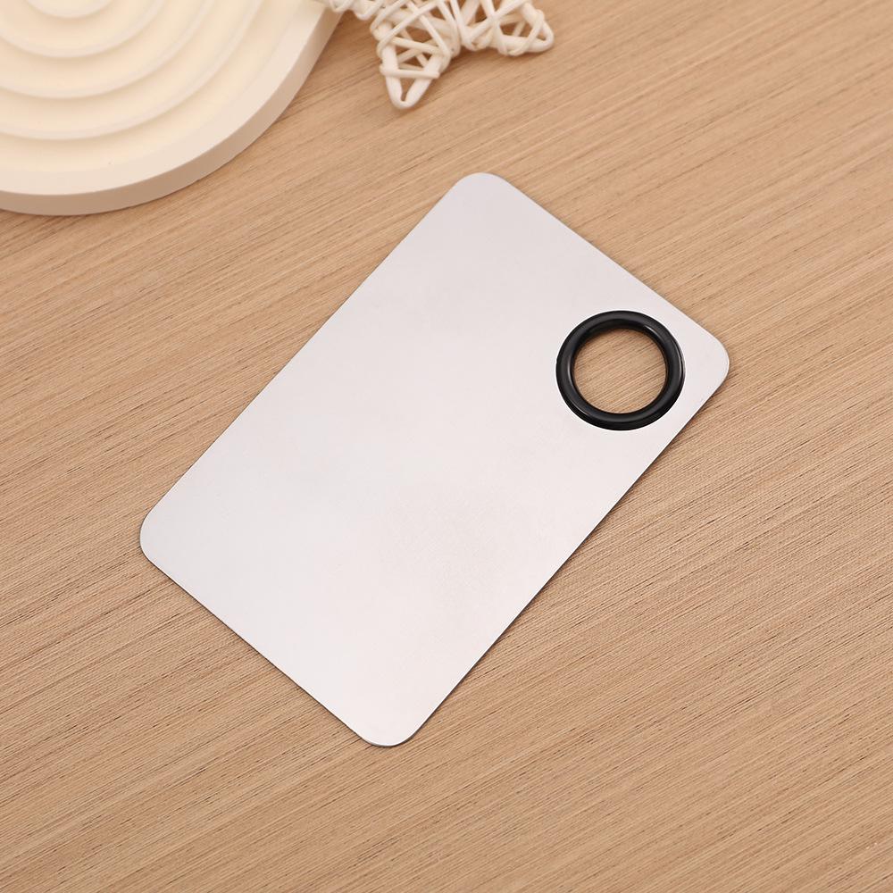 Stainless Steel Makeup Palette with Liquid Foundation, Concealer, and Color Stick