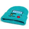 Embroidered Knitted Beanies Hat Game Machine Pattern Knitted Skull Bonnet Winter Cap  Unisex