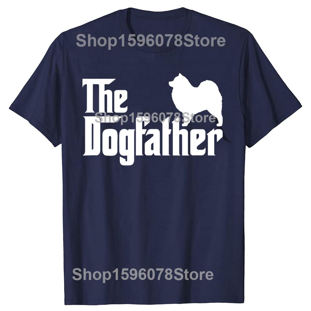 Funny Samoyed Lover Gift DogFather T Shirts Summer Style Graphic Cotton Streetwear Short Sleeve T-shirt Mens Clothing