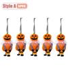 1-10PCS Halloween Hanging Decor Set Pumpkin Ghost Black Cat Skeleton Design for Home Wall Indoor Party Holiday Festival Decor