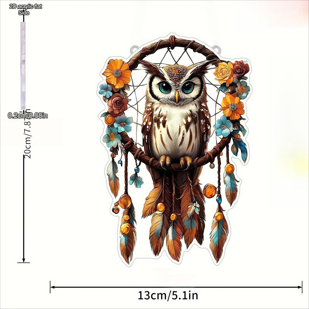 Multiple Colorful Owl Animal Themed Hanging Decorations, Ideal Gifts for Home and Office Decoration, Holiday Decoration, Perfect for Home, Kitchen 