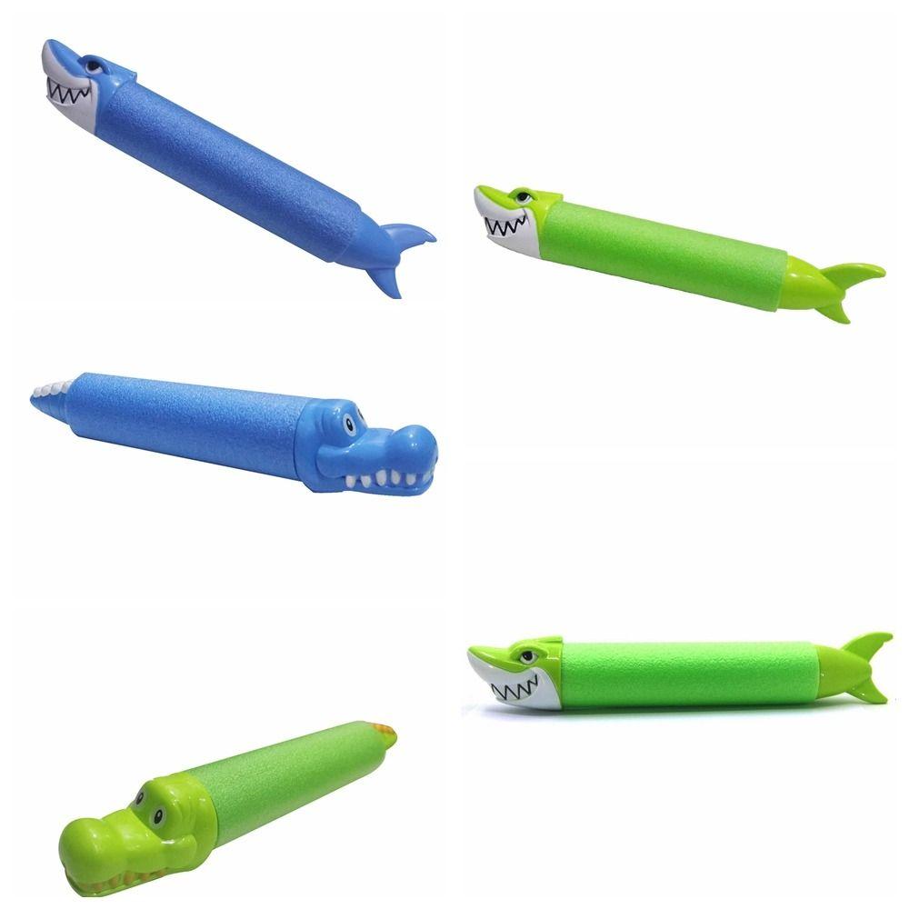 Animal Summer Animal Head Water Guns Blue/green Shark Crocodile Squirter Funny   Kids Toys