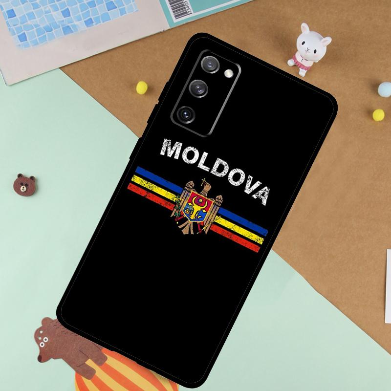Moldova Flag Soft Case For Samsung Galaxy S24 Ultra S9 S10 S20 S22 S23 Plus S21 FE S25 Ultra Funda Cover