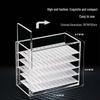 Acrylic Eyelash Storage Box - Five-Layer, High-Transparency Camellia Design