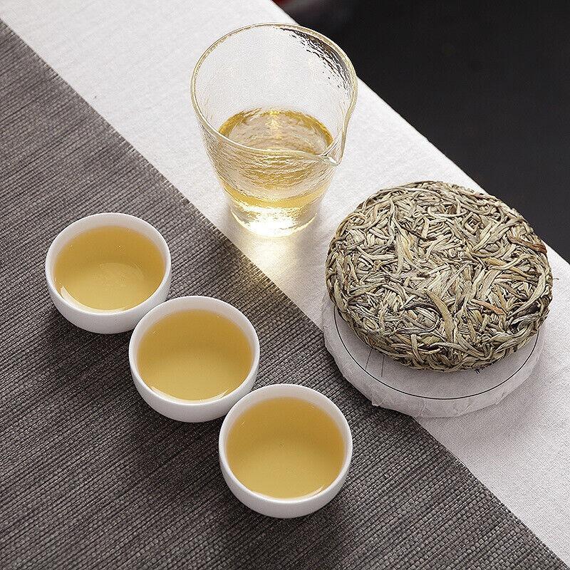 Unveil the Charm of 100g Yunnan - Made Small Cake: Moonlight White Old White Tea with White Hair Silver Needle