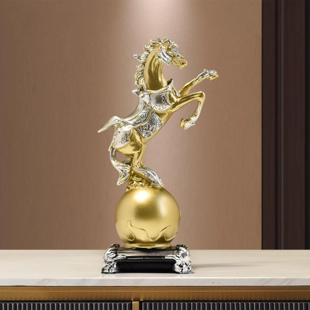 Art Horse Ornament Handicraft Animal Sculpture Micro Landscape Miniatures Figurine  Living Room