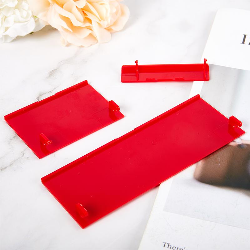 3 In 1 Red Memeory Card Door Slot Cover Lids Door Covers For Nintend Wii Console Replacement